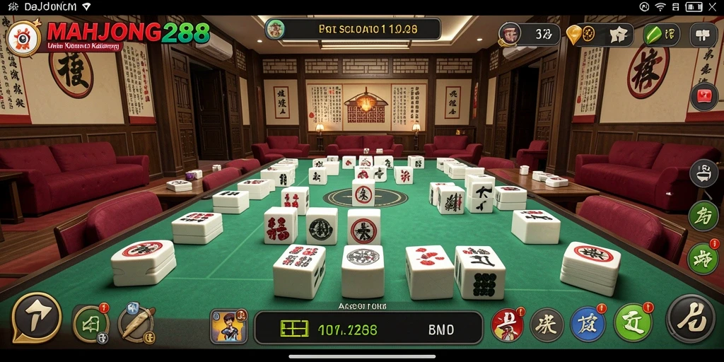 Gameplay seru dalam MAHJONG288 yang menampilkan pertandingan olahraga.