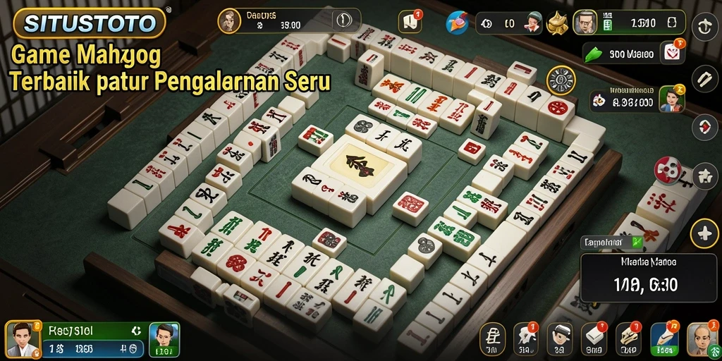 Tangkapan layar utama dari gameplay Mahjong di SITUSTOTO.