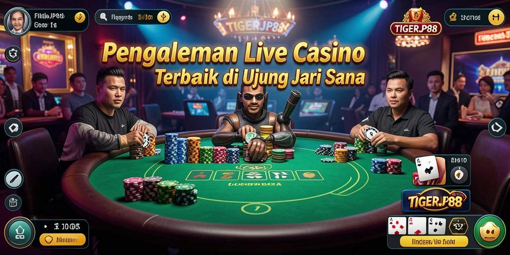 Gameplay Live Casino yang menarik dan interaktif di TIGERJP88.